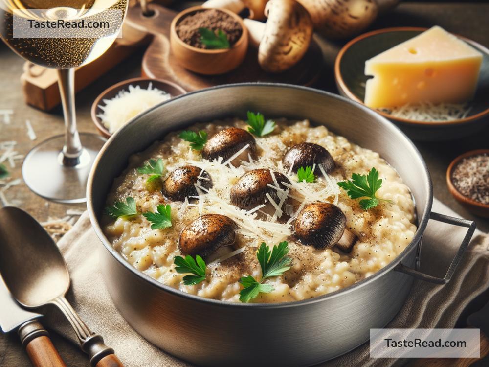 How to Prepare a Savory Mushroom Risotto with Truffle Oil