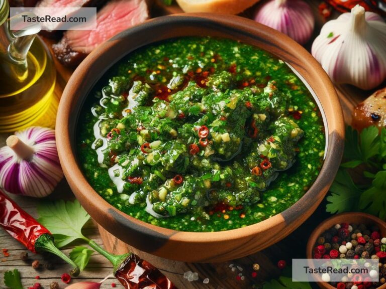 How to Prepare a Zesty Chimichurri Sauce