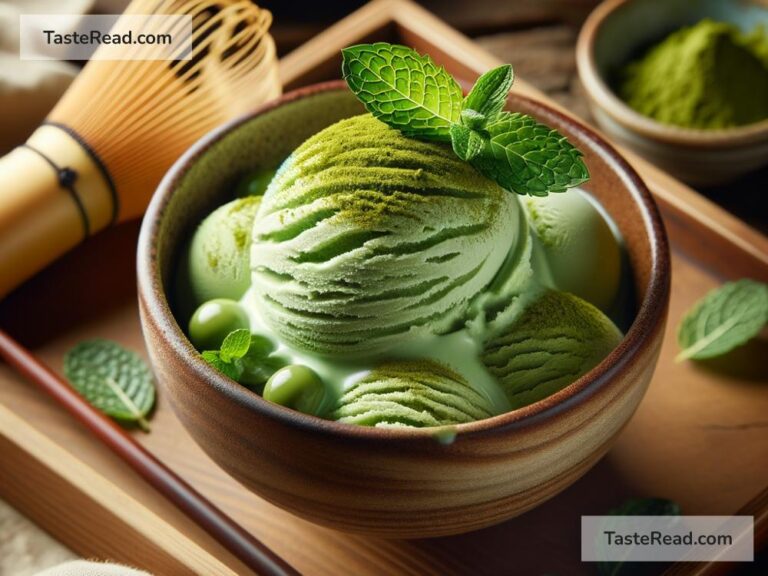 How to Prepare an Exquisite Japanese Matcha Green Tea Ice Cream