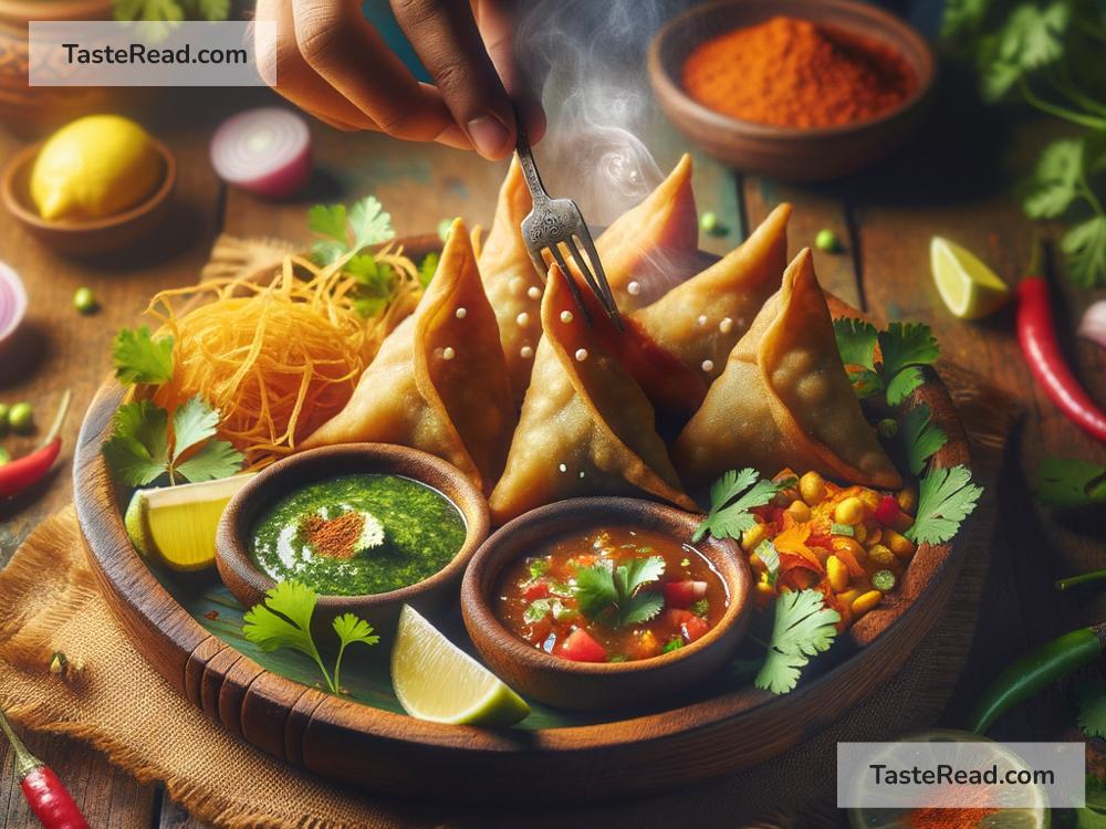 Indulging in Aromatic Indian Samosa Chutney Pairings in Delhi, India