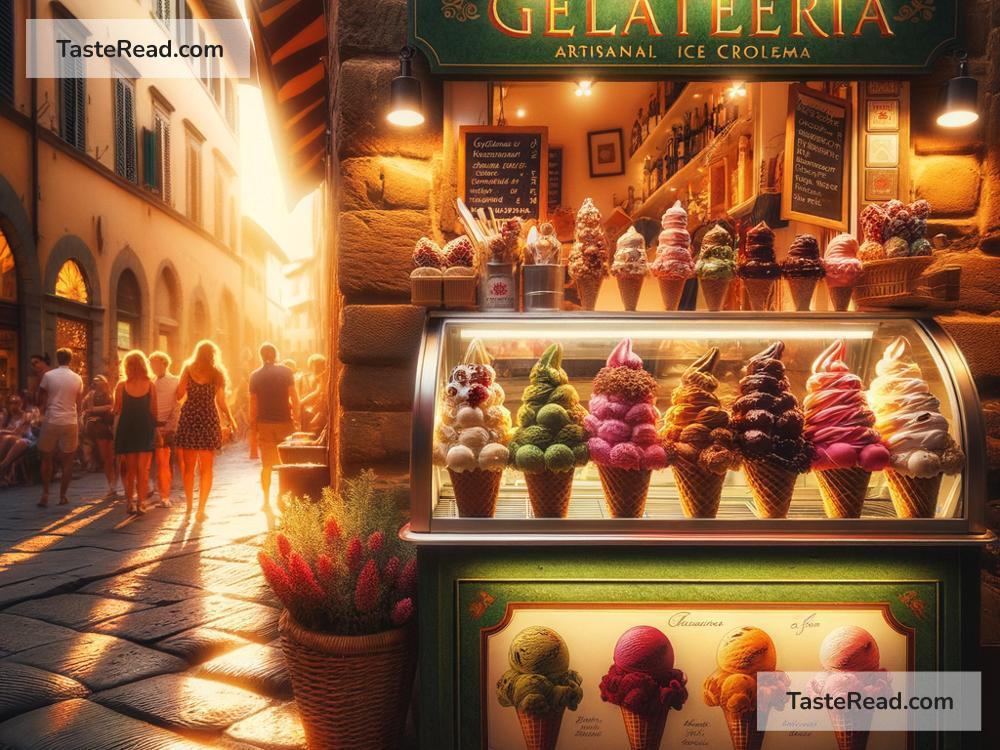 Indulging in Artisanal Ice Cream Dreams in Florence, Italy