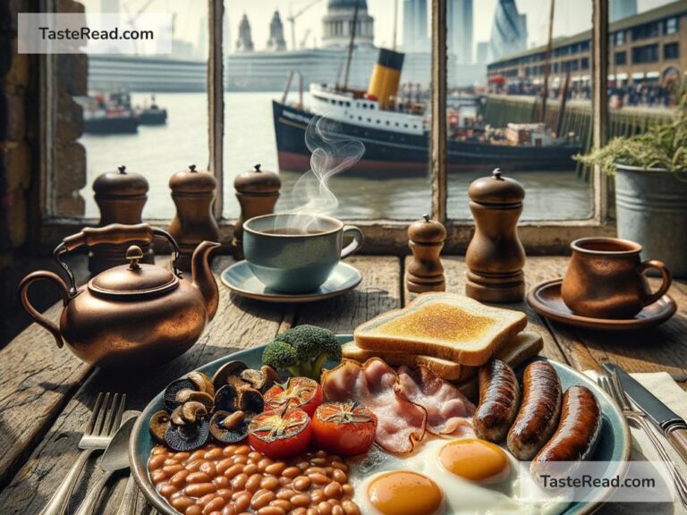 Indulging in Authentic British Breakfasts on the London Docklands, UK
