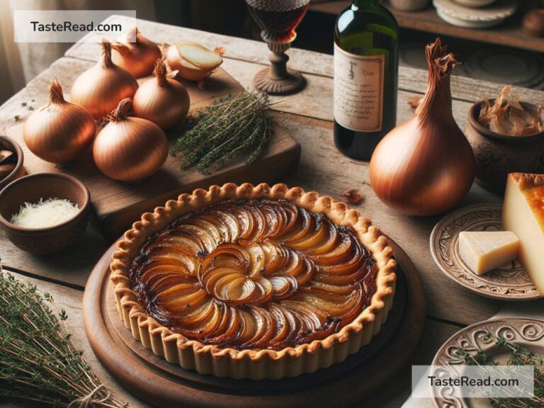Indulging in Captivating Caramelized Onion Tart Creations in France, France