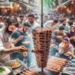 Indulging in Classic Kebab Enthusiasm in Tehran, Iran