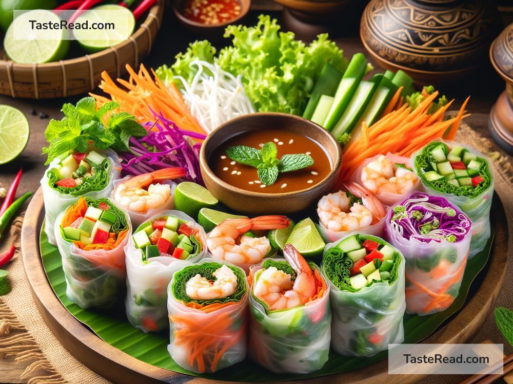 Indulging in Colorful Rice Paper Rolls in Vietnam
