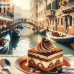 Indulging in Creamy Italian Tiramisu in Venice, Italy