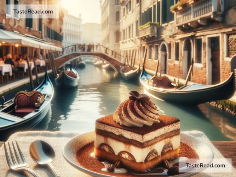 Indulging in Creamy Italian Tiramisu in Venice, Italy