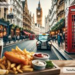 Indulging in Crispy Fish and Chips in London, UK