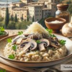 Indulging in Earthy Mushroom Risotto in Umbria, Italy