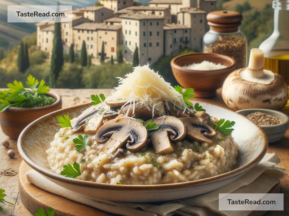 Indulging in Earthy Mushroom Risotto in Umbria, Italy