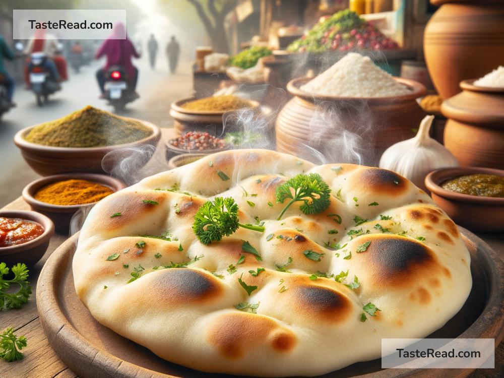 Indulging in Fragrant Garlic Naan in Delhi, India