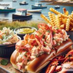 Indulging in Fresh Caught Lobster Rolls in Maine, USA