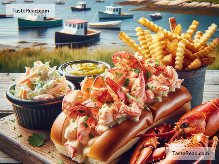 Indulging in Fresh Caught Lobster Rolls in Maine, USA