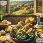 Indulging in Mediterranean-Style Stuffed Artichokes in Italy