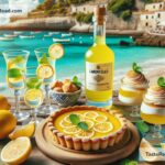 Indulging in Refreshing Mediterranean Limoncello and Desserts