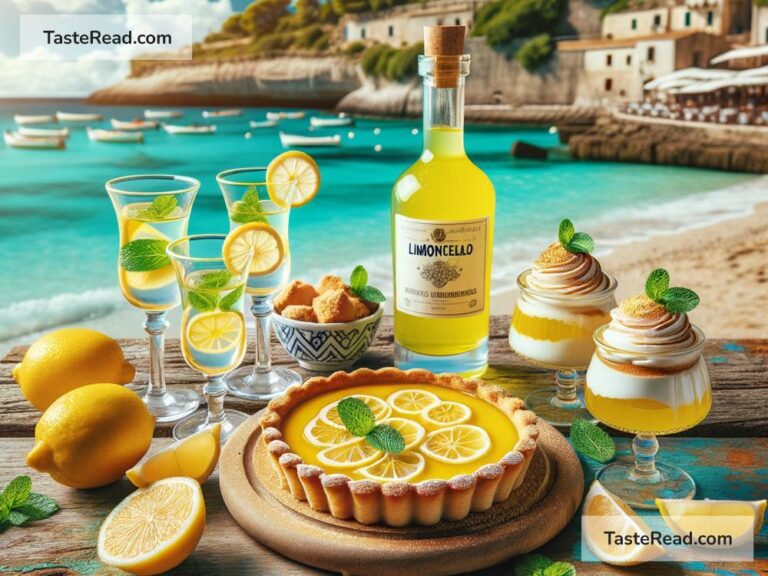 Indulging in Refreshing Mediterranean Limoncello and Desserts