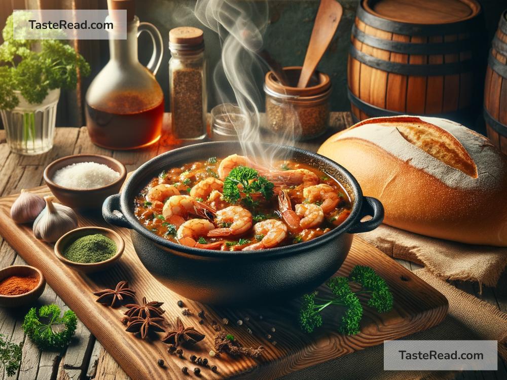 Indulging in Rustic Shrimp Etouffee in Cajun Country, USA