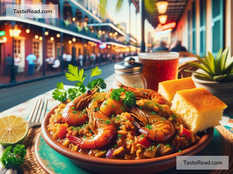 Indulging in Savory Creole Jambalaya in New Orleans, USA
