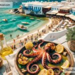 Indulging in Signature Shoreline Grilled Octopus in Mykonos, Greece