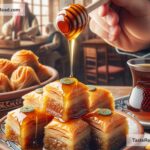 Indulging in Sweet Baklava Delicacies in Gaziantep, Turkey