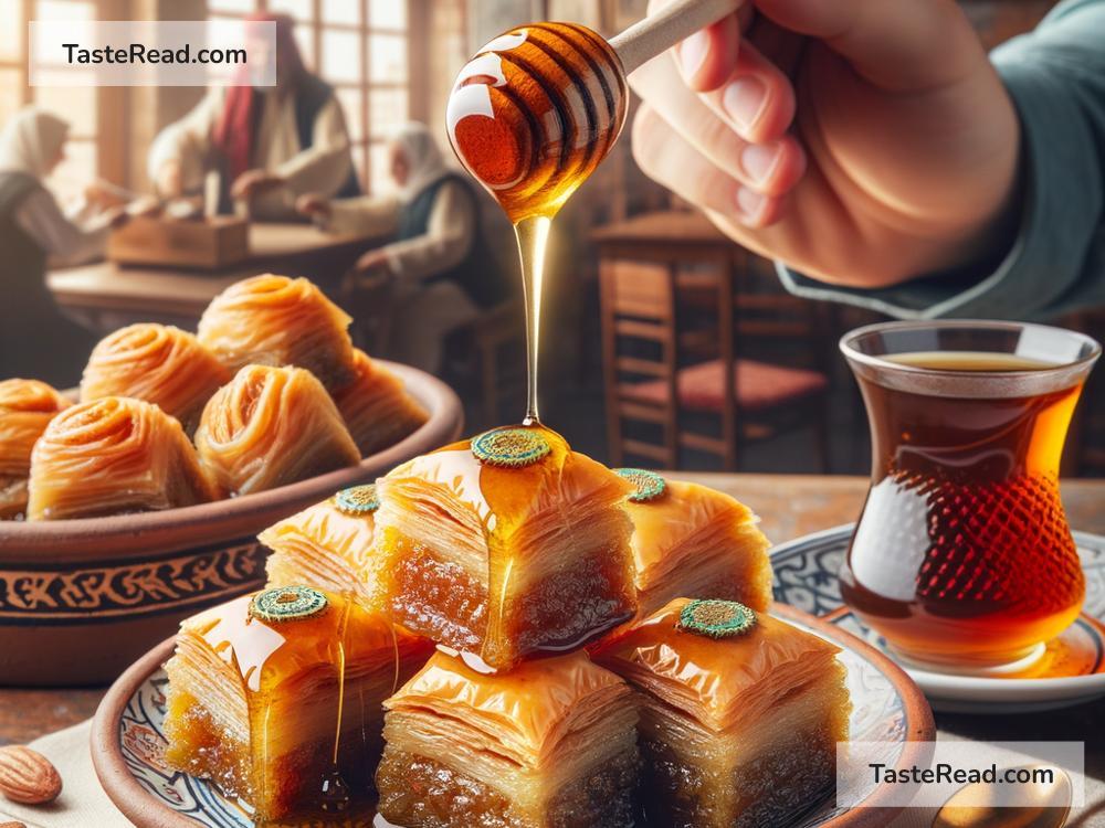 Indulging in Sweet Baklava Delicacies in Gaziantep, Turkey
