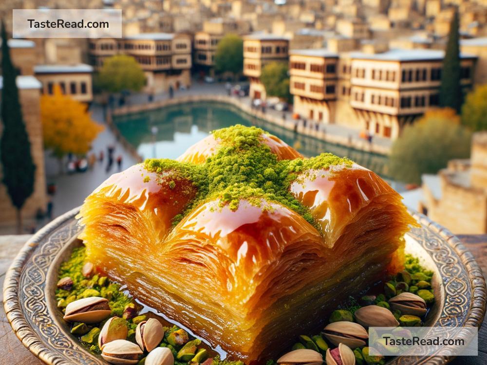 Indulging in Sweet Traditional Baklava Layers in Gaziantep, Turkey