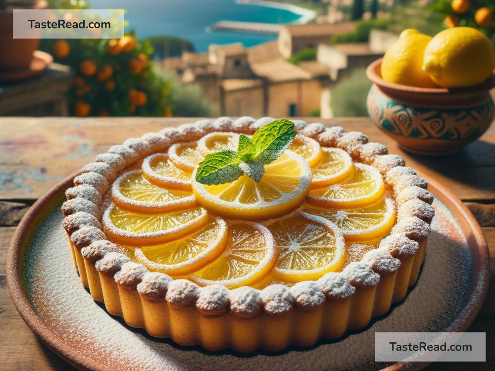 Indulging in the Zesty Charm of Fresh Lemon Tart Presentations in Sicily, Italy