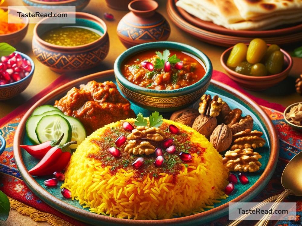 Indulging in Traditional Persian Saffron Rice and Stews