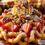 Indulging in Unique Funnel Cake Twists at State Fairs, USA