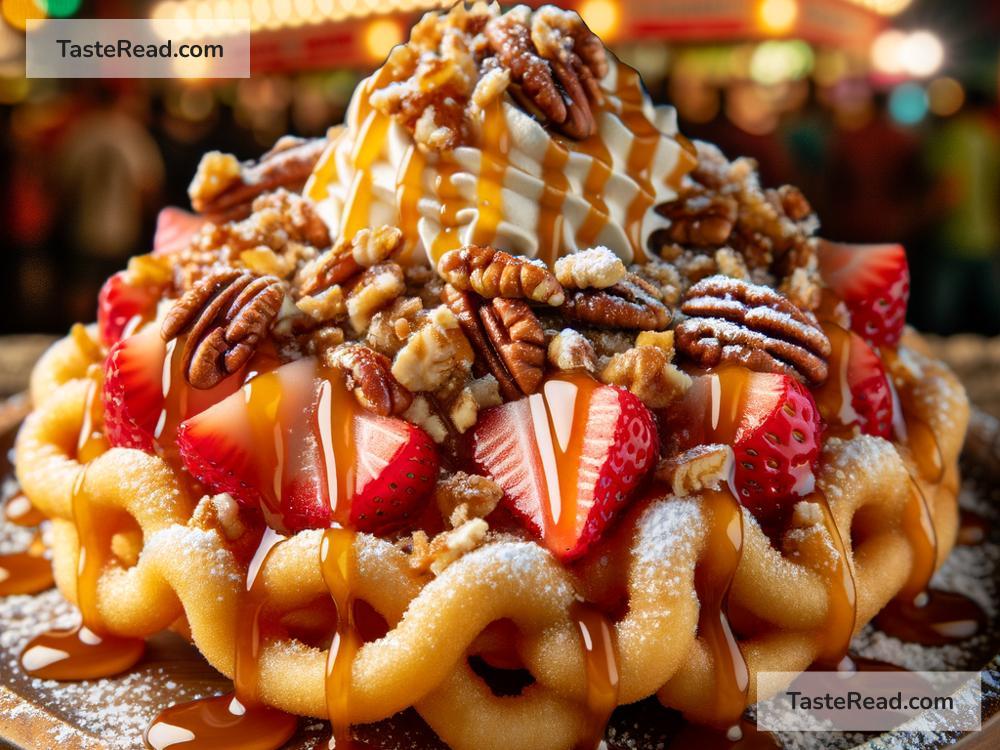 Indulging in Unique Funnel Cake Twists at State Fairs, USA