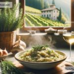 Journeying Through Aromatic Herb-Infused Risotto in Northern Italy