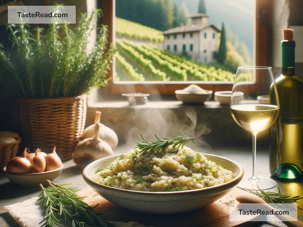 Journeying Through Aromatic Herb-Infused Risotto in Northern Italy