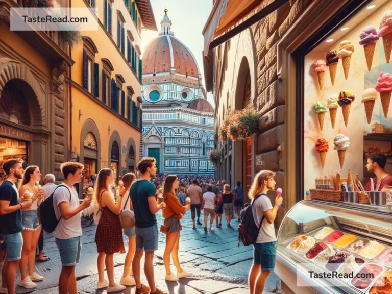 Journeying Through Exquisite Gelato Art in Florence, Italy