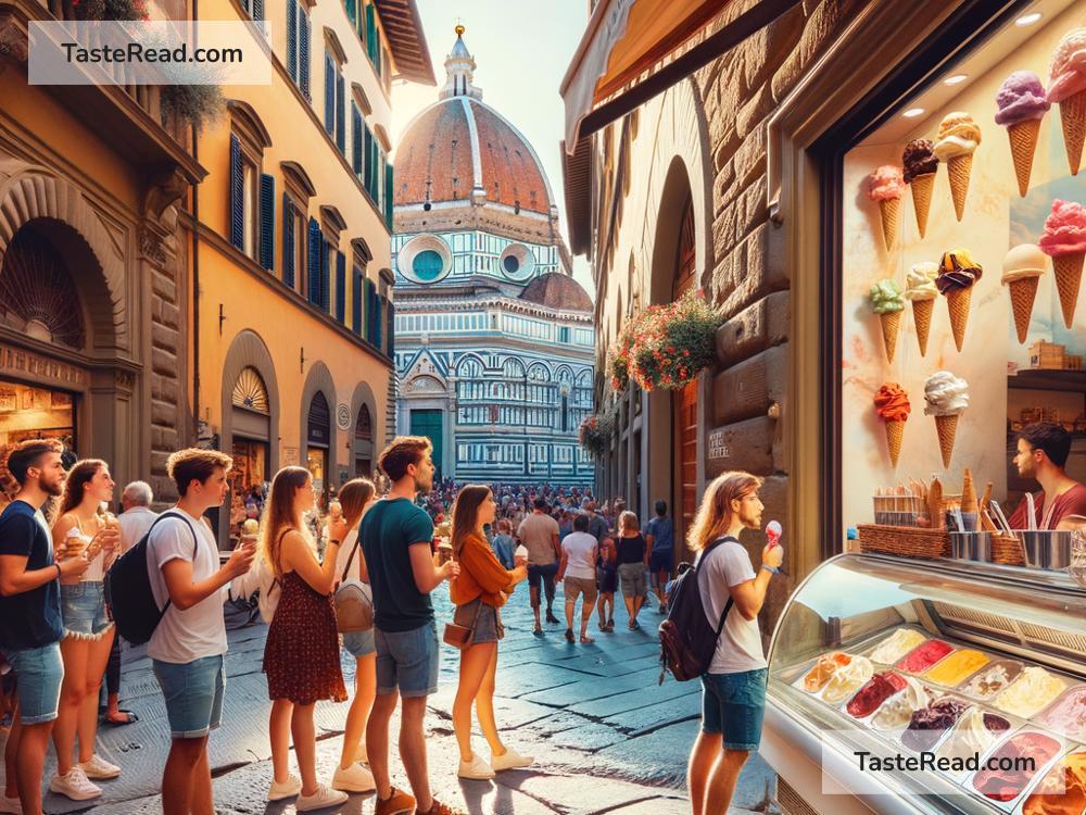 Journeying Through Exquisite Gelato Art in Florence, Italy