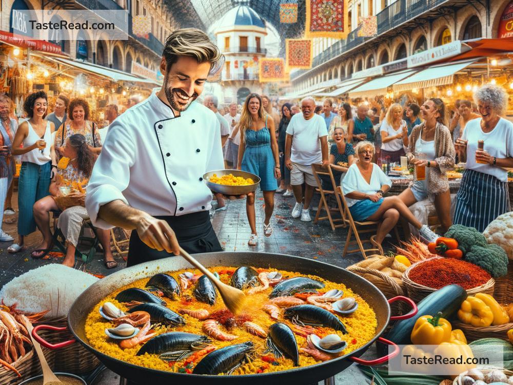 Journeying Through Festive Paella Cooking in Valencia, Spain