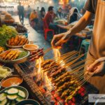 Journeying Through the Bold Sizzle of Street-Side Satay in Penang, Malaysia