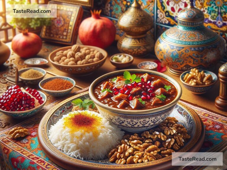 Journeying Through the Intricate Layers of Persian Fesenjan in Iran, Iran