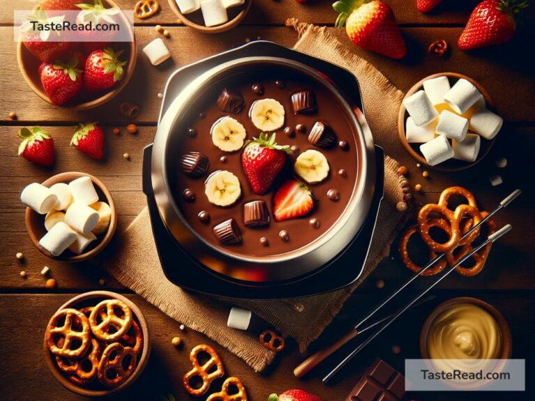 Journeying Through the Layers of Rich Swiss Chocolate Fondue