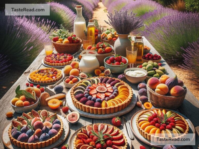 Journeying Through the Lush Layers of Organic Fruit Tarts in Provence, France