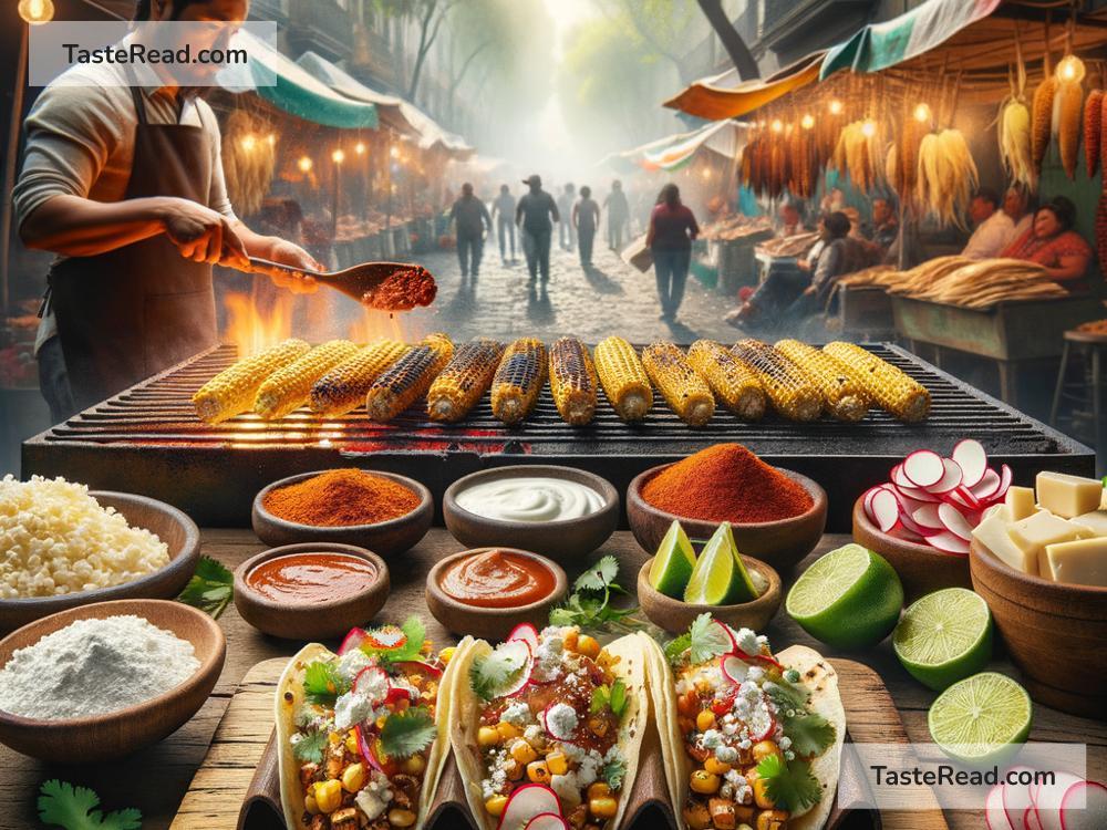 Journeying Through the Zesty World of Mexican Street Corn Tacos in Mexico City, Mexico