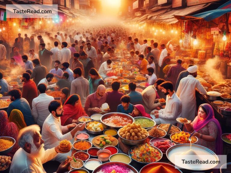 Journeying Through Vibrant Indian Street Chaat Markets