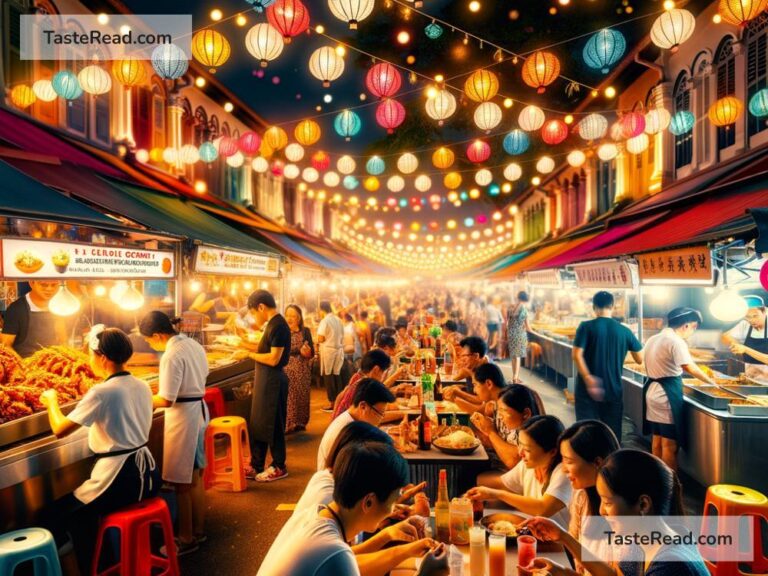 Journeying Through Vibrant Street Food Markets in Singapore, Singapore