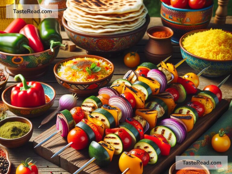 Journeying Through Zesty Veggie Kebabs on Persian Grills
