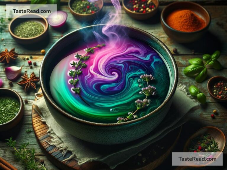 Legend of the soup that changes colors