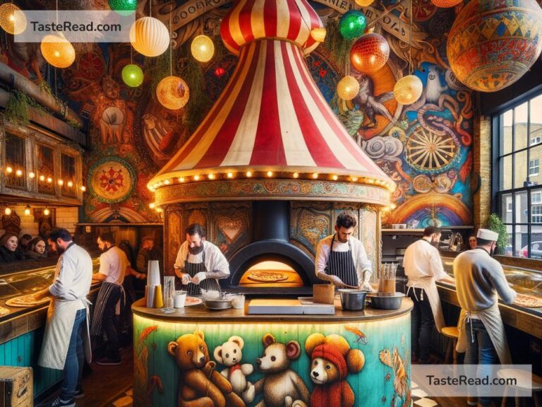 London pizza shops with unique themes