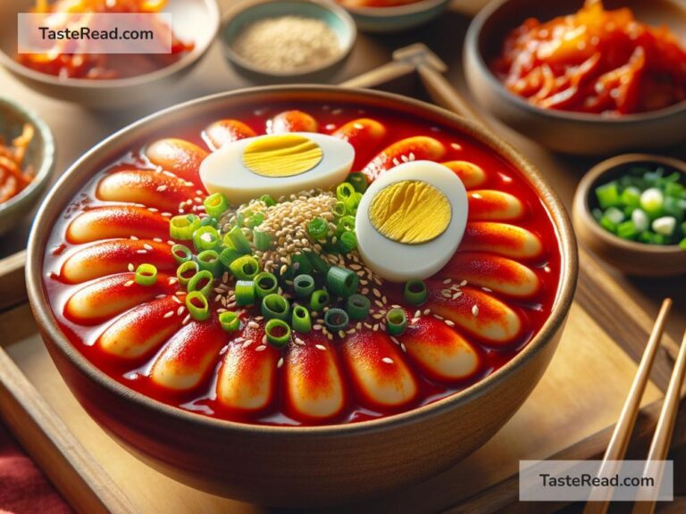 Mastering the Art of Traditional Korean Spicy Rice Cakes (Tteokbokki)