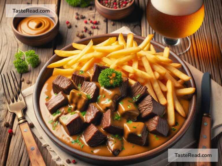 Mastering the Recipe for Traditional Belgian Stoofvlees with Fries