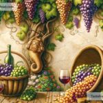 Mythical connection between grapes and abundance