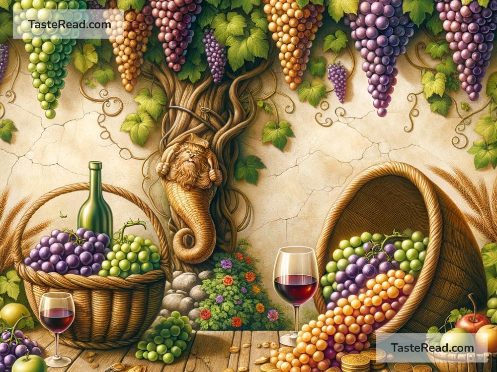 Mythical connection between grapes and abundance