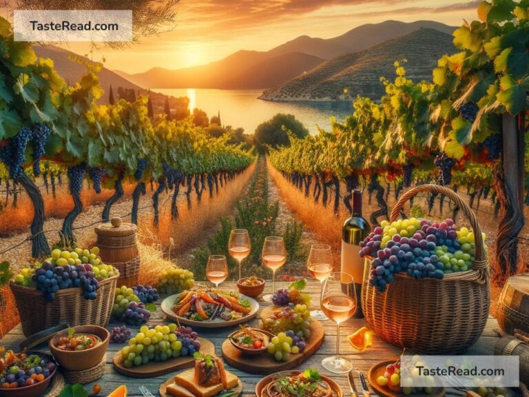 Mythical connection between grapes and celebration